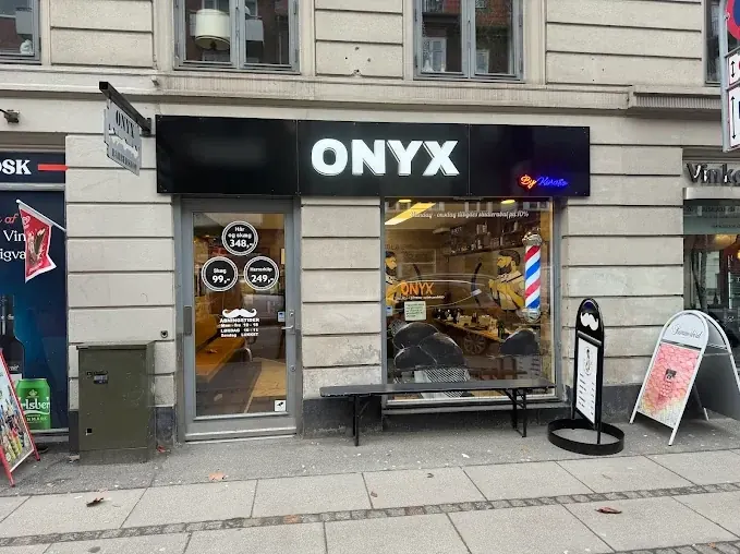 Onyx Barbershop facadeskilt